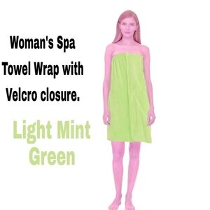 AFTER BATH OR SHOWER SPA SALON SAUNA Womans Cozy Absorbent Towel Wrap.